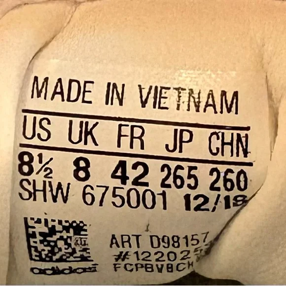 Adidas AR Trainers, Cloud White, Ice Mint, Solar Orange. 8.5 Men’s - Picture 8 of 8